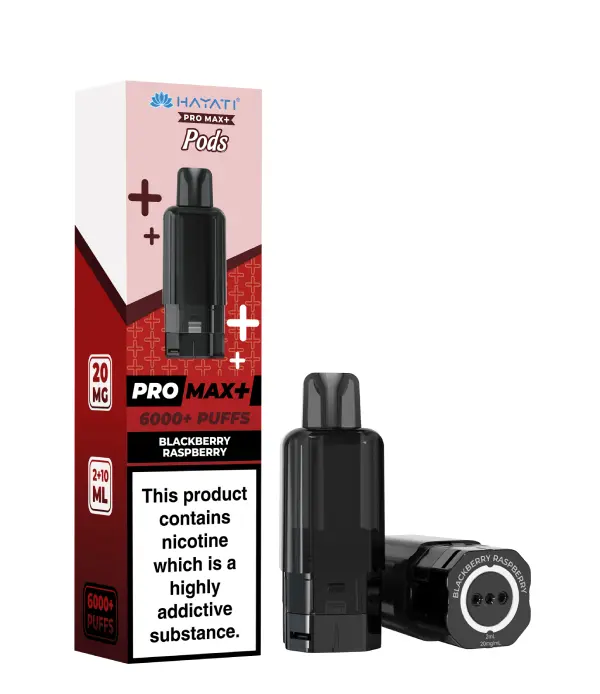 Blackberry Raspberry Hayati Pro Max Plus 6K Prefilled Pods 20mg 